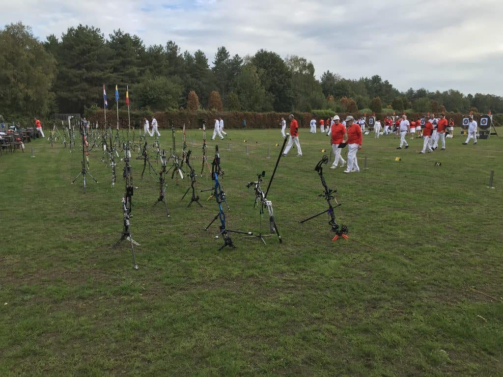 Nederland sleept in het interland 25m 1 pijl de winst binnen tegen België
