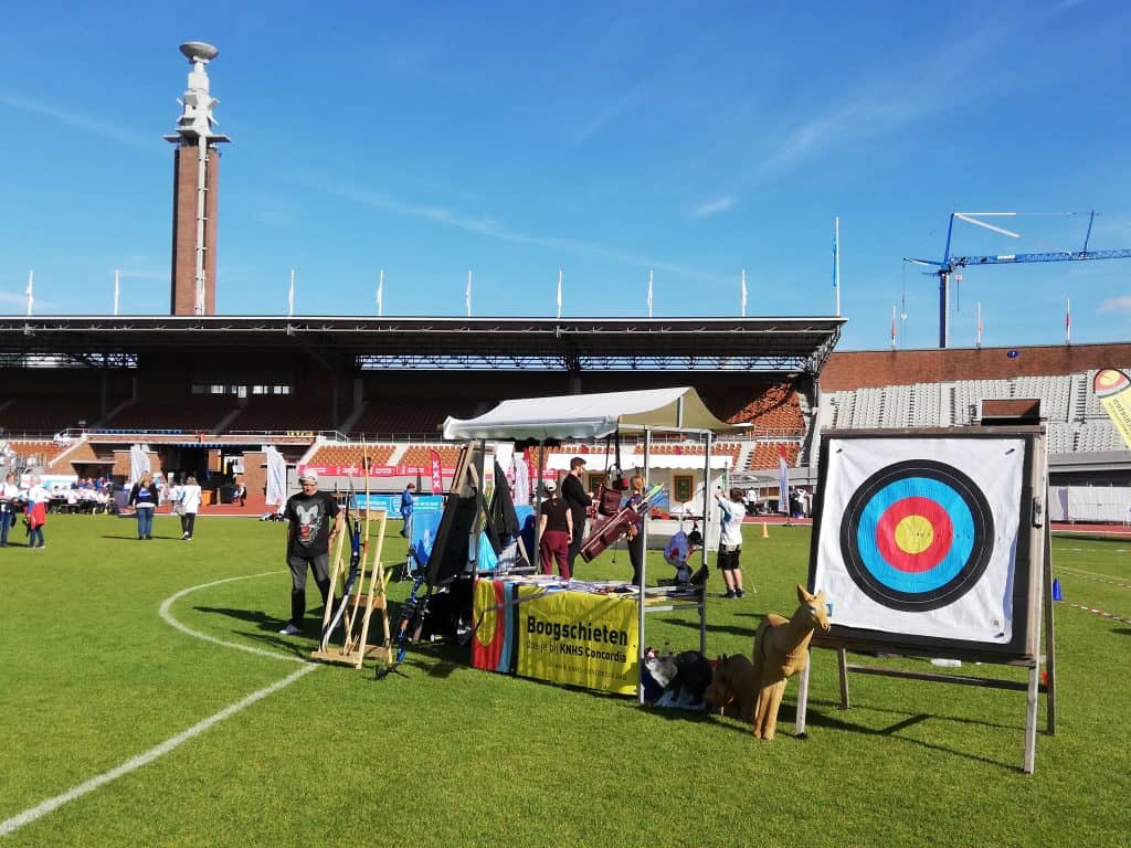 Handboogsport tijdens Nationale Diabetes Challenge