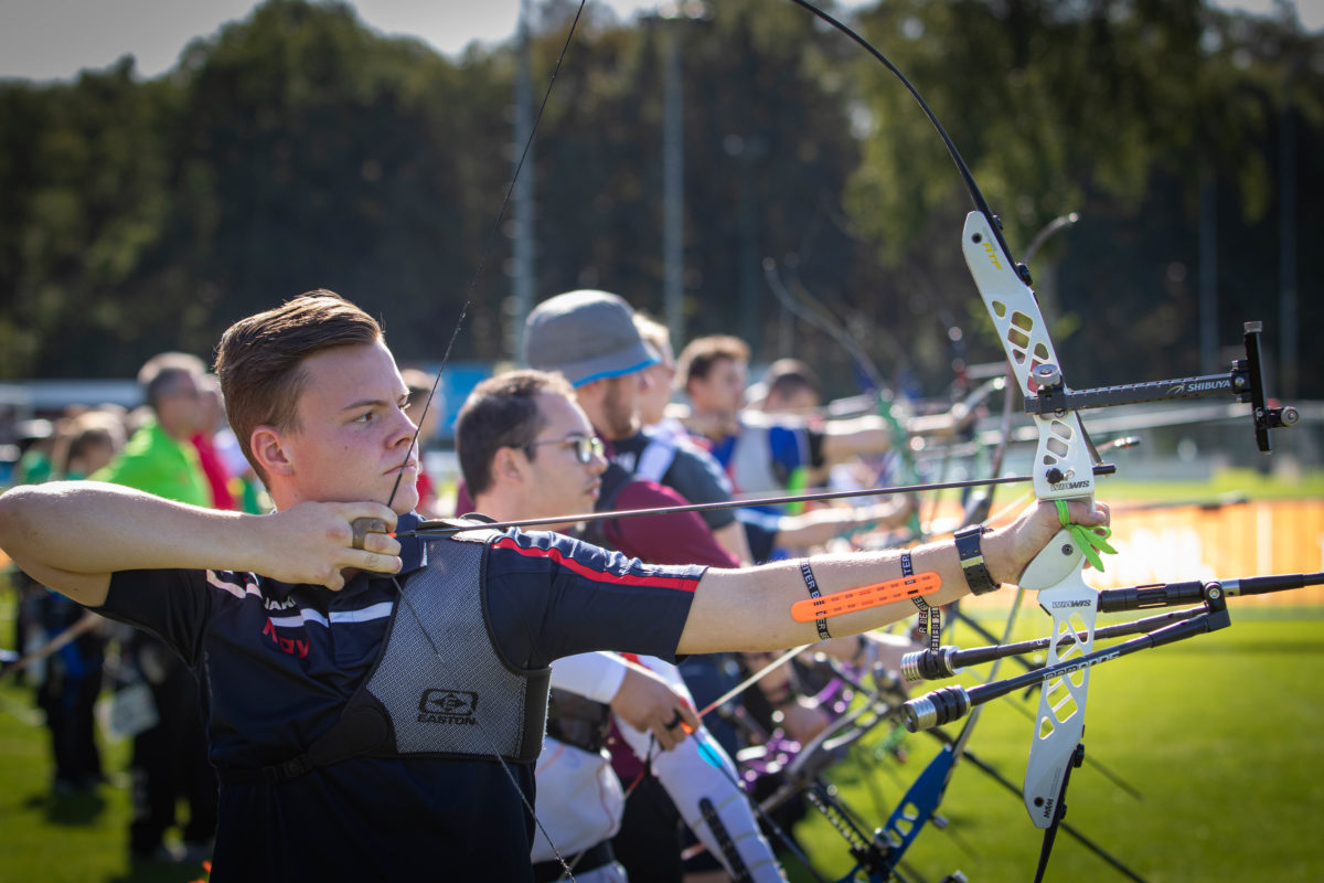 Recurve favoriet uitgeschakeld op NK outdoor