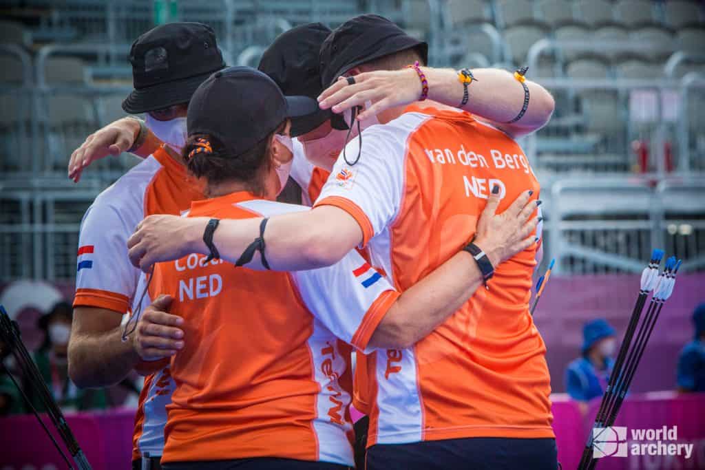 OS: Heren recurve grijpen na shoot-off naast brons