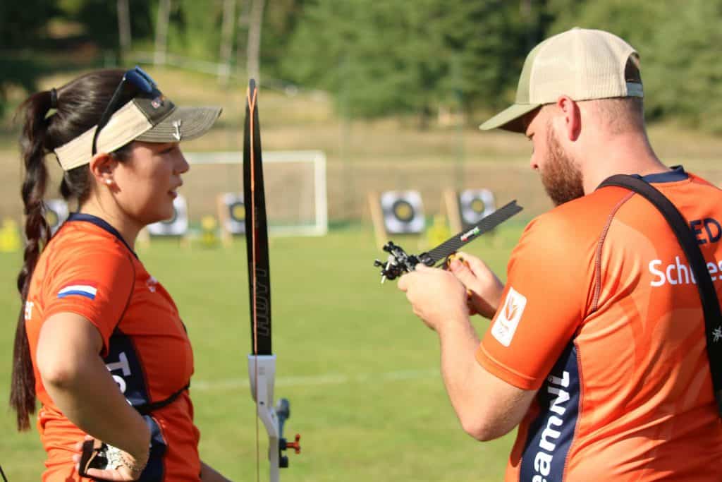 Mike Schloesser pakt brons, Gaby Schloesser grijpt naast het eremetaal