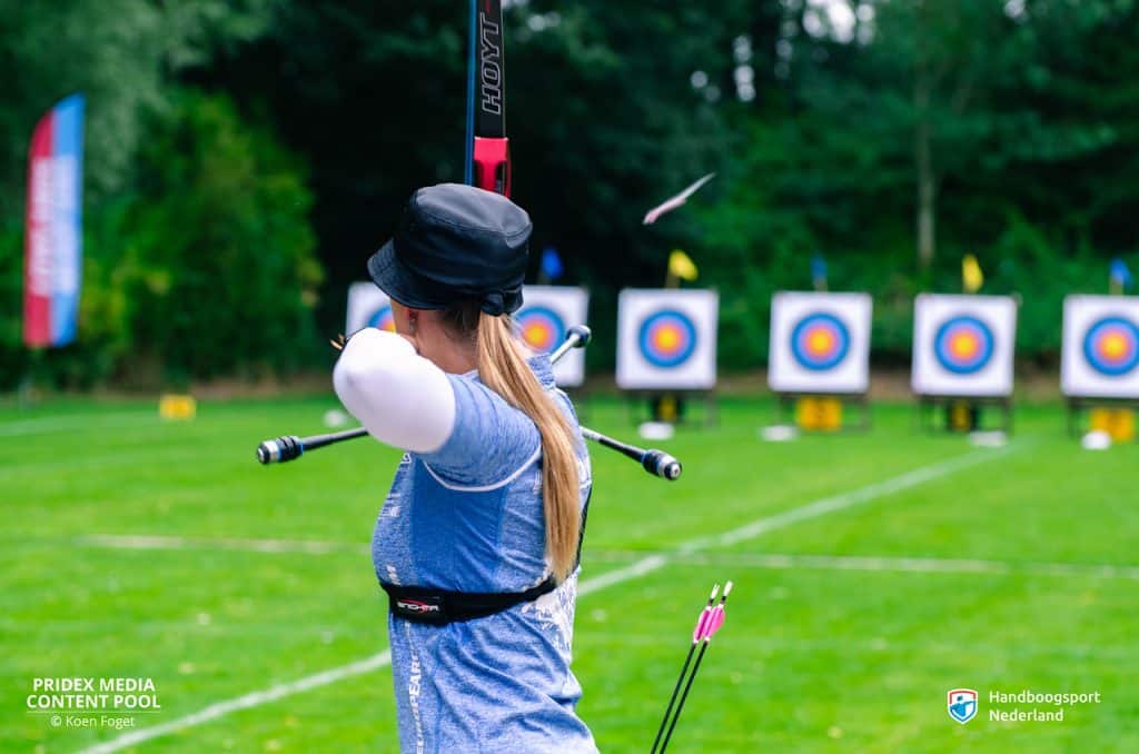 Lowlands archery target stage 4 – Record na record