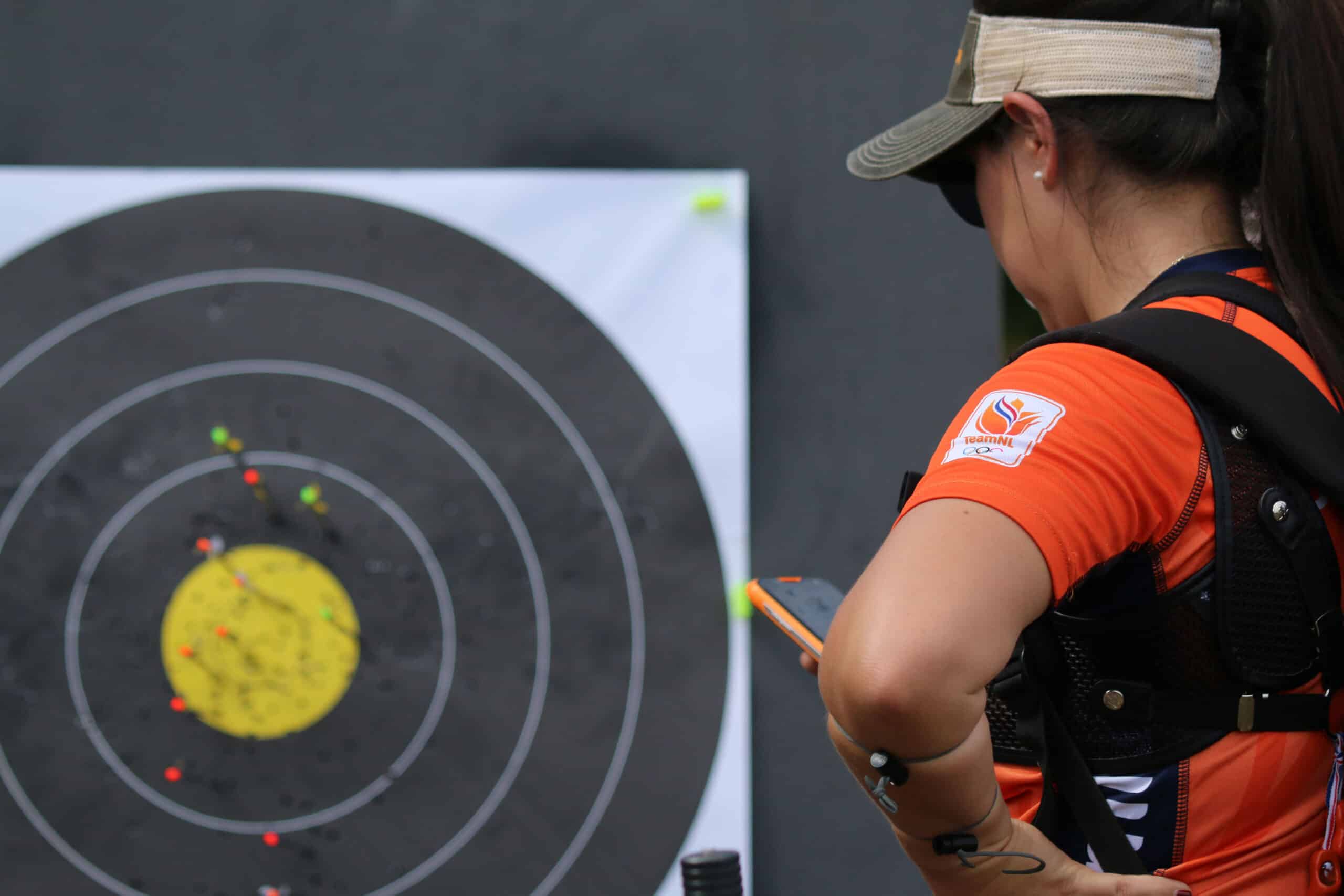 TeamNL Handboog in actie op target en veld tijdens World Games 2022