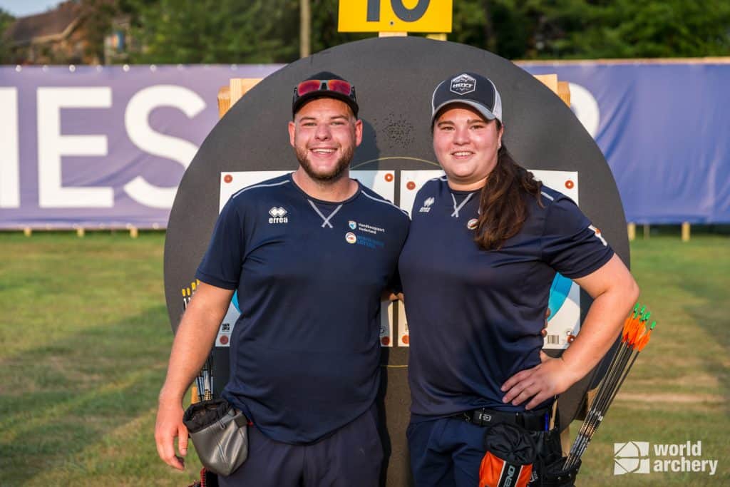 Mike en Jody in gouden mixed team finale op World Games Birmingham