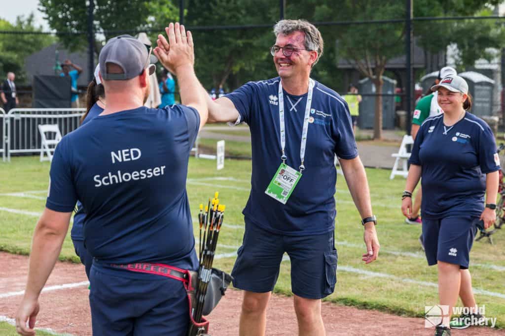 TeamNL Handboog wint medaille mixed compound team