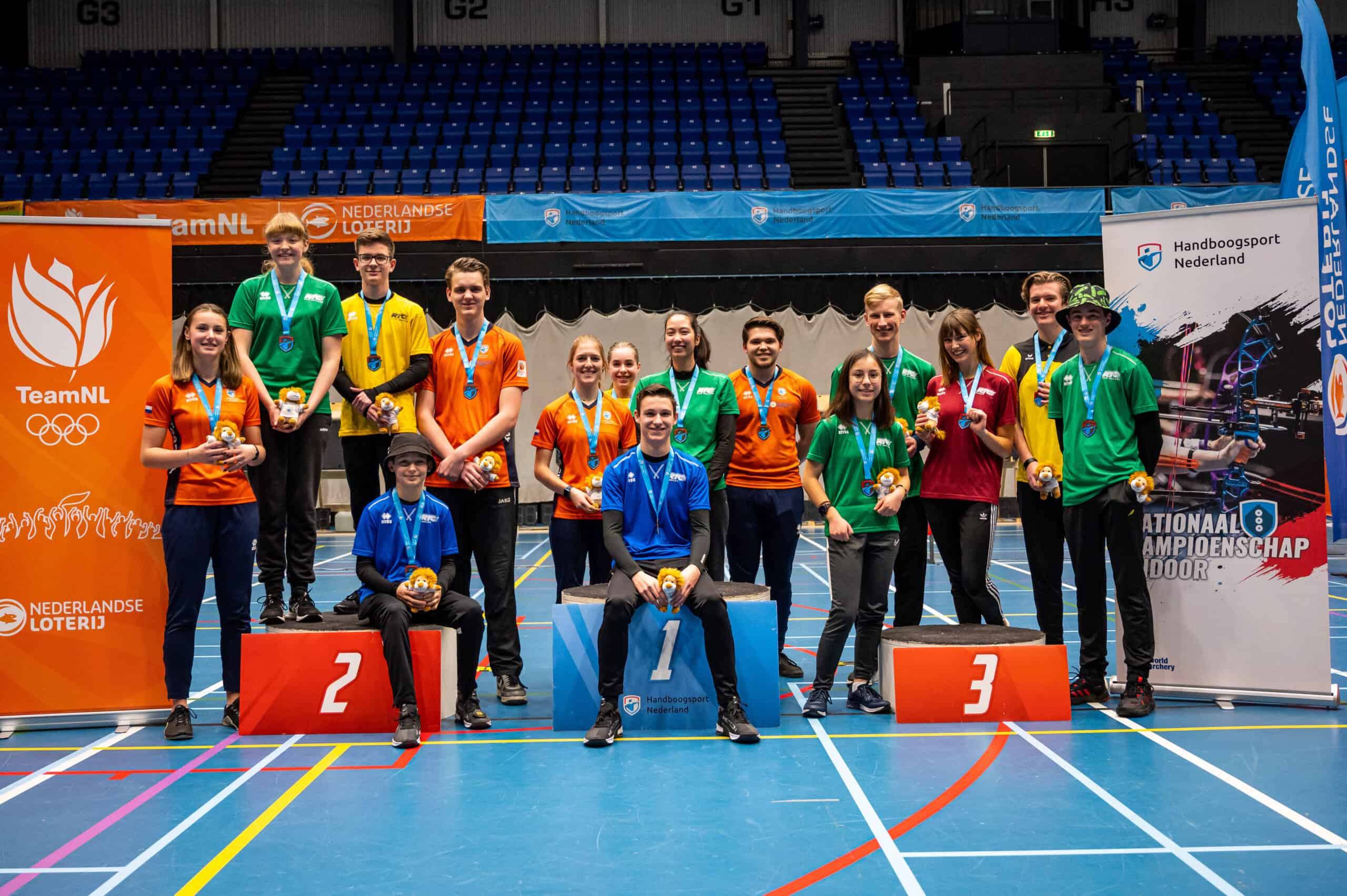 NK Indoor: Cas, Fleur, Frédérique, Veerle en Yaël kampioenen bij de jeugd