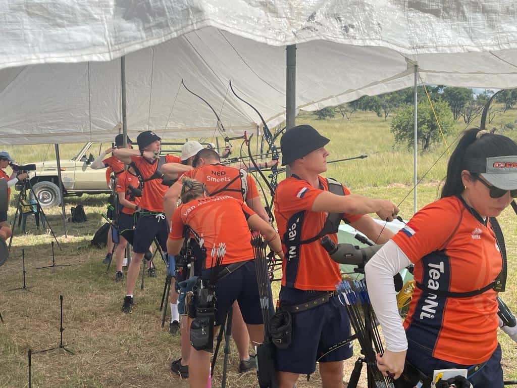TeamNL Handboog recurve op Trainingskamp in Zuid Afrika