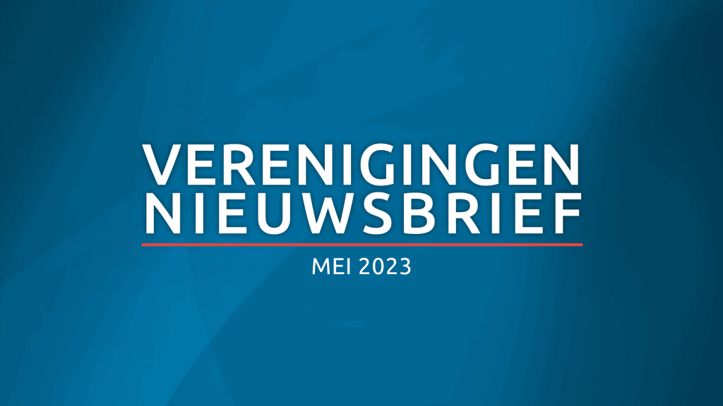 Verenigingsnieuwsbrief 3 mei