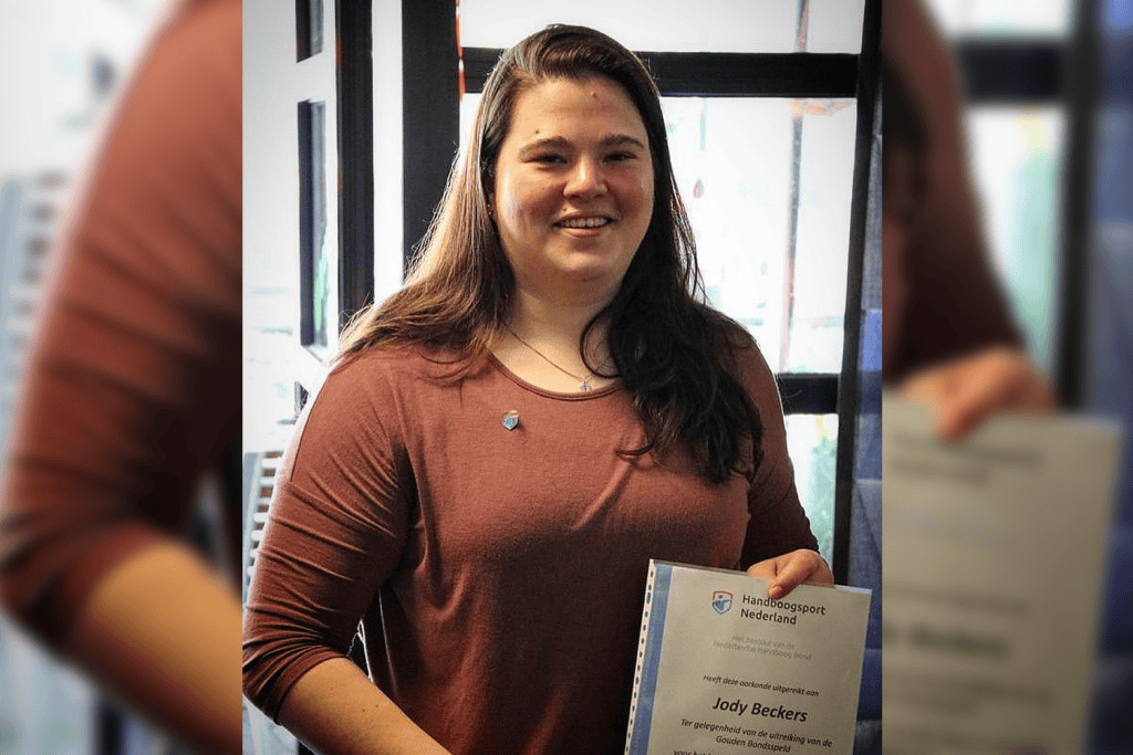 Jody Beckers ontvangt Gouden Bondsspeld