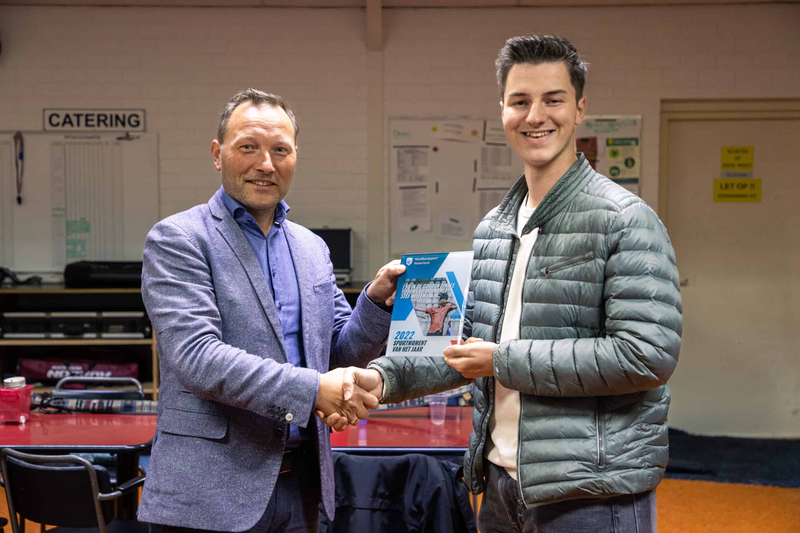 Stef Willems krijgt award voor Handboogmoment van het jaar 2022