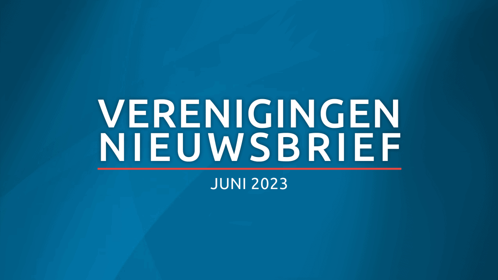 Verenigingsnieuwsbrief 7 juni