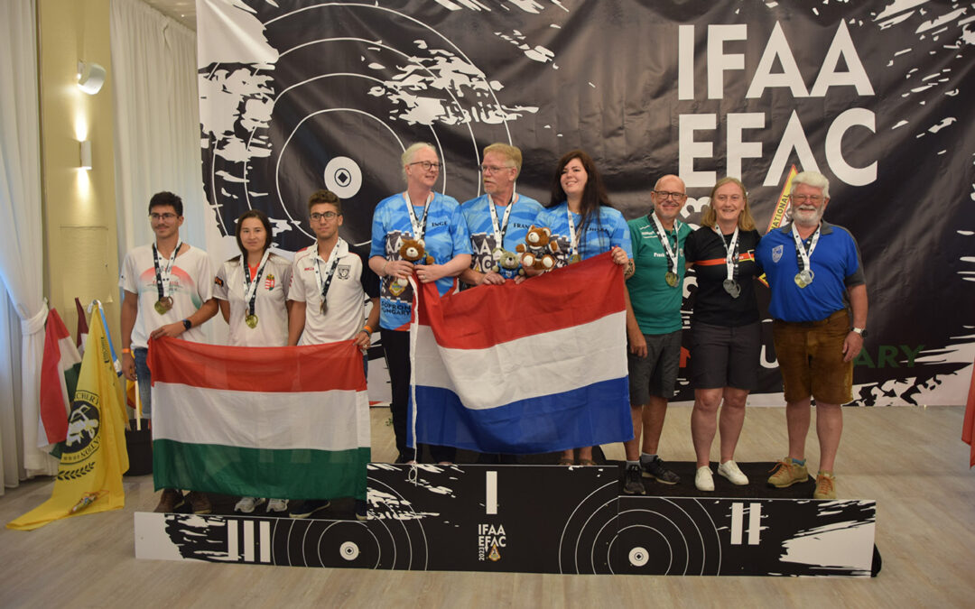Europese medailles voor team Nederland op EFAC 2023