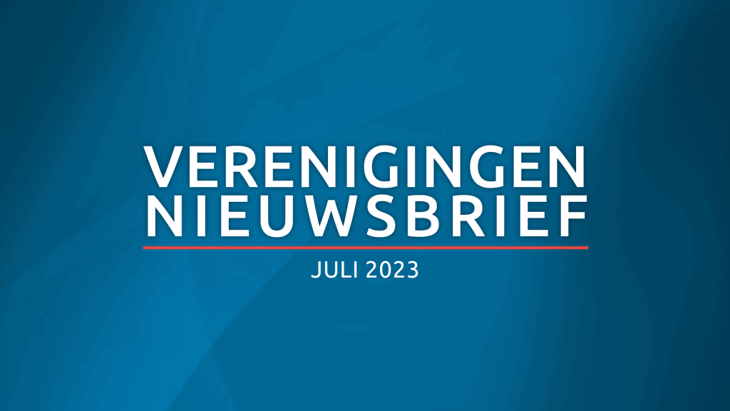 Verenigingsnieuwsbrief 5 juli