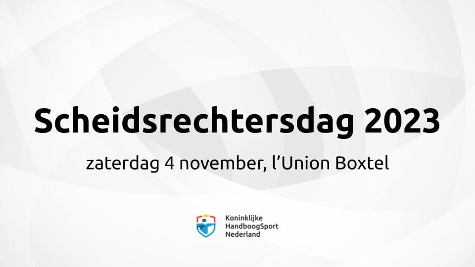 Terugblik Scheidsrechtersdag 2023