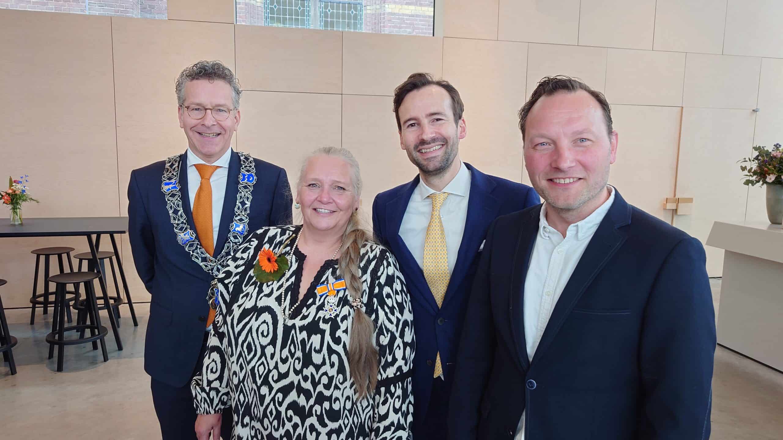Sarina van Dalen Ridder in de Orde van Oranje-Nassau
