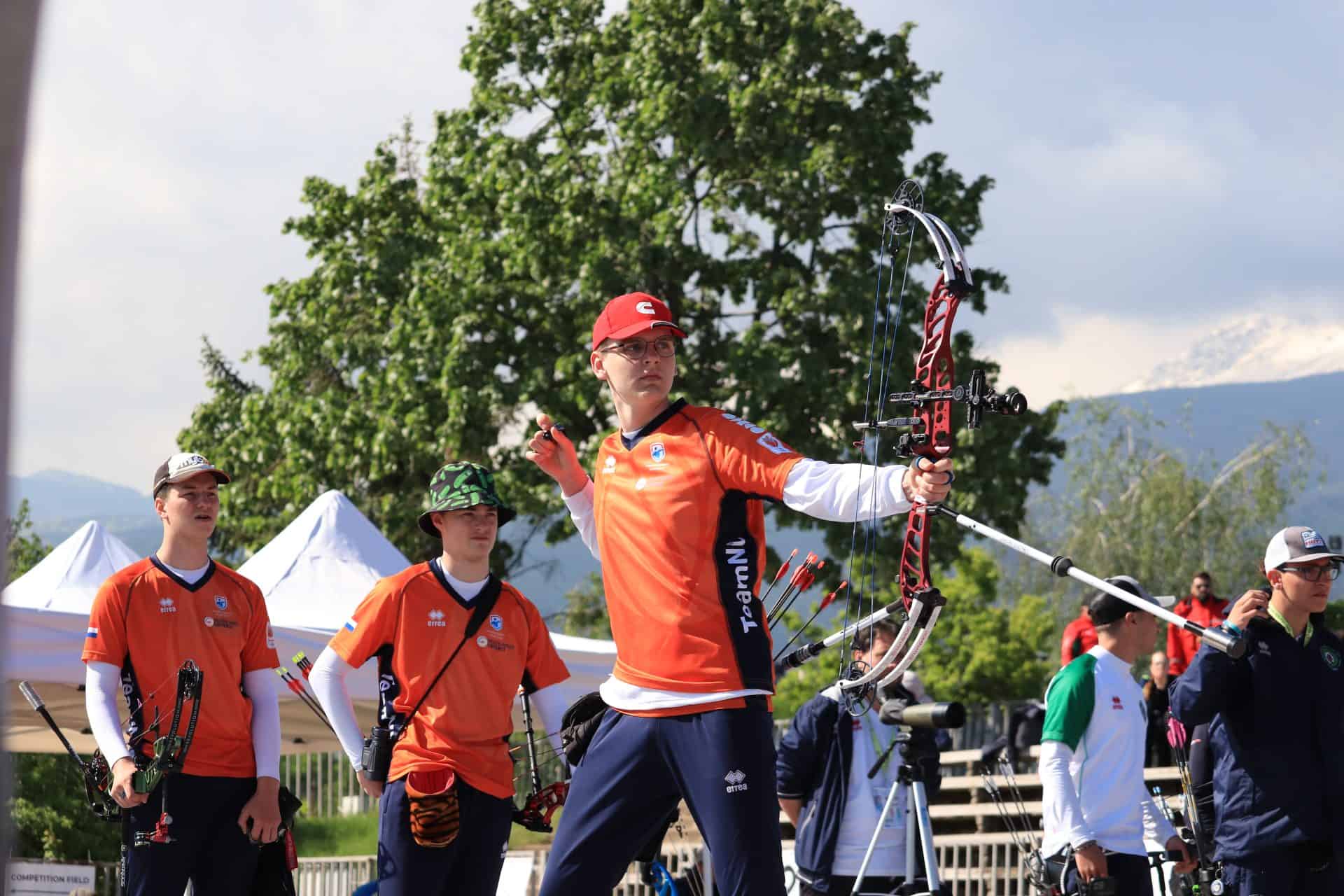 Medailles voor TeamNL Handboog tijdens Youth Cup Sofia