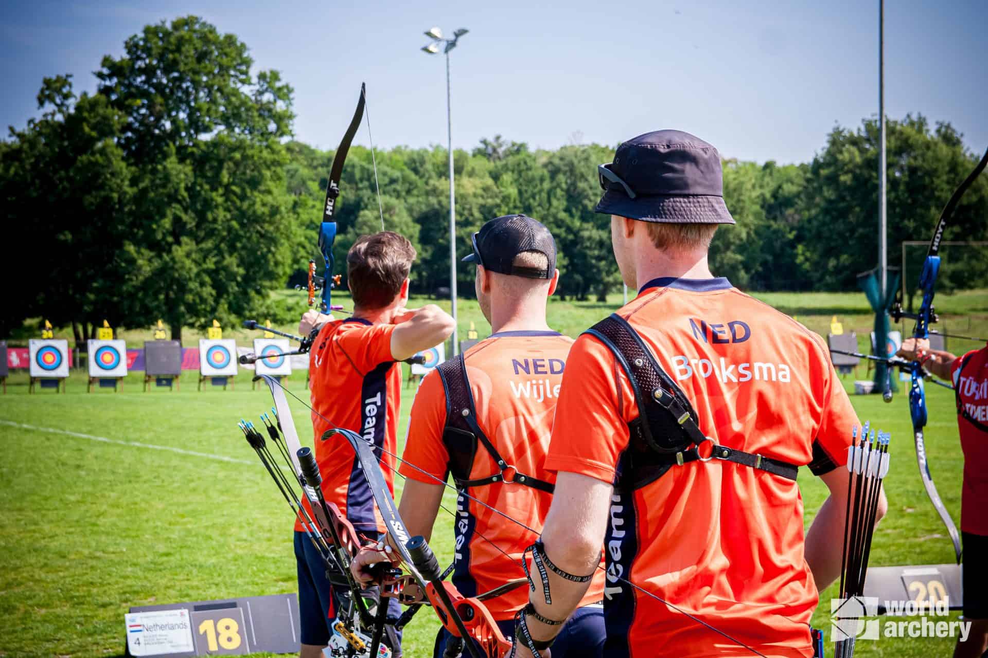 TeamNL Handboog grijpt naast het brons in Porec
