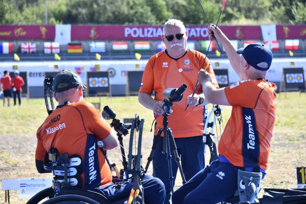 European Para Archery Cup eindigt in millimeters: 9e plaats voor Mark en Roy