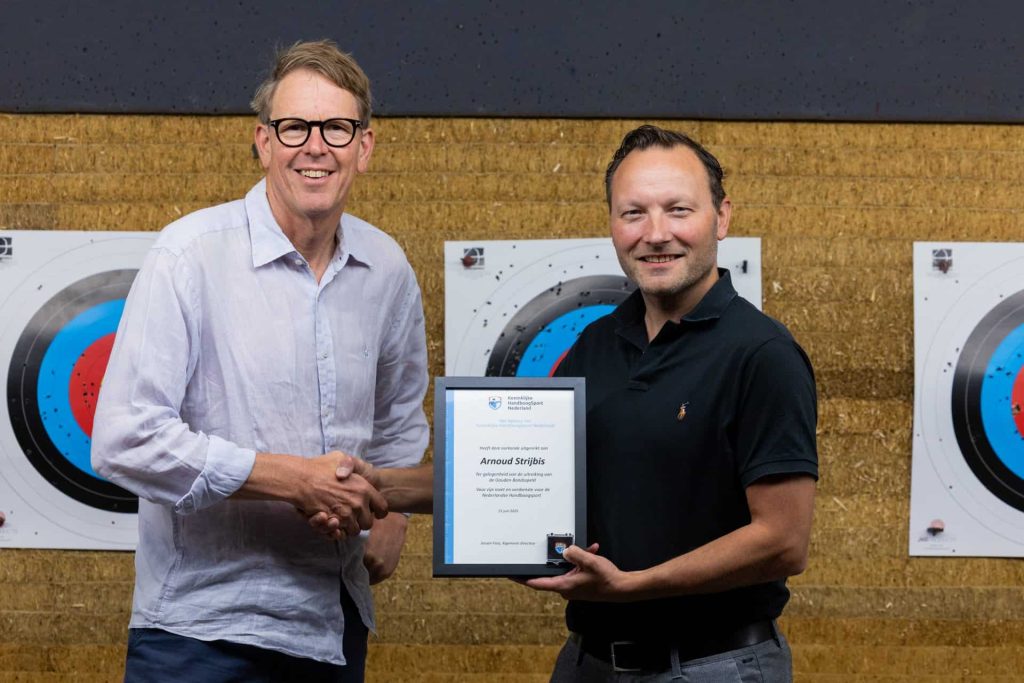 Gouden Bondsspeld voor Arnoud Strijbis