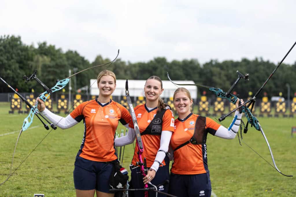 Gouden finales en bronzen medailles voor TeamNL Handboog op European Grand Prix in Arnhem