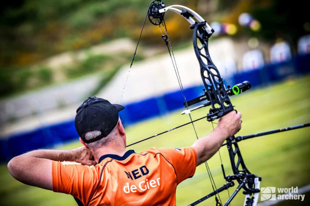 Mark de Gier strandt in 1/16e finales WK Para