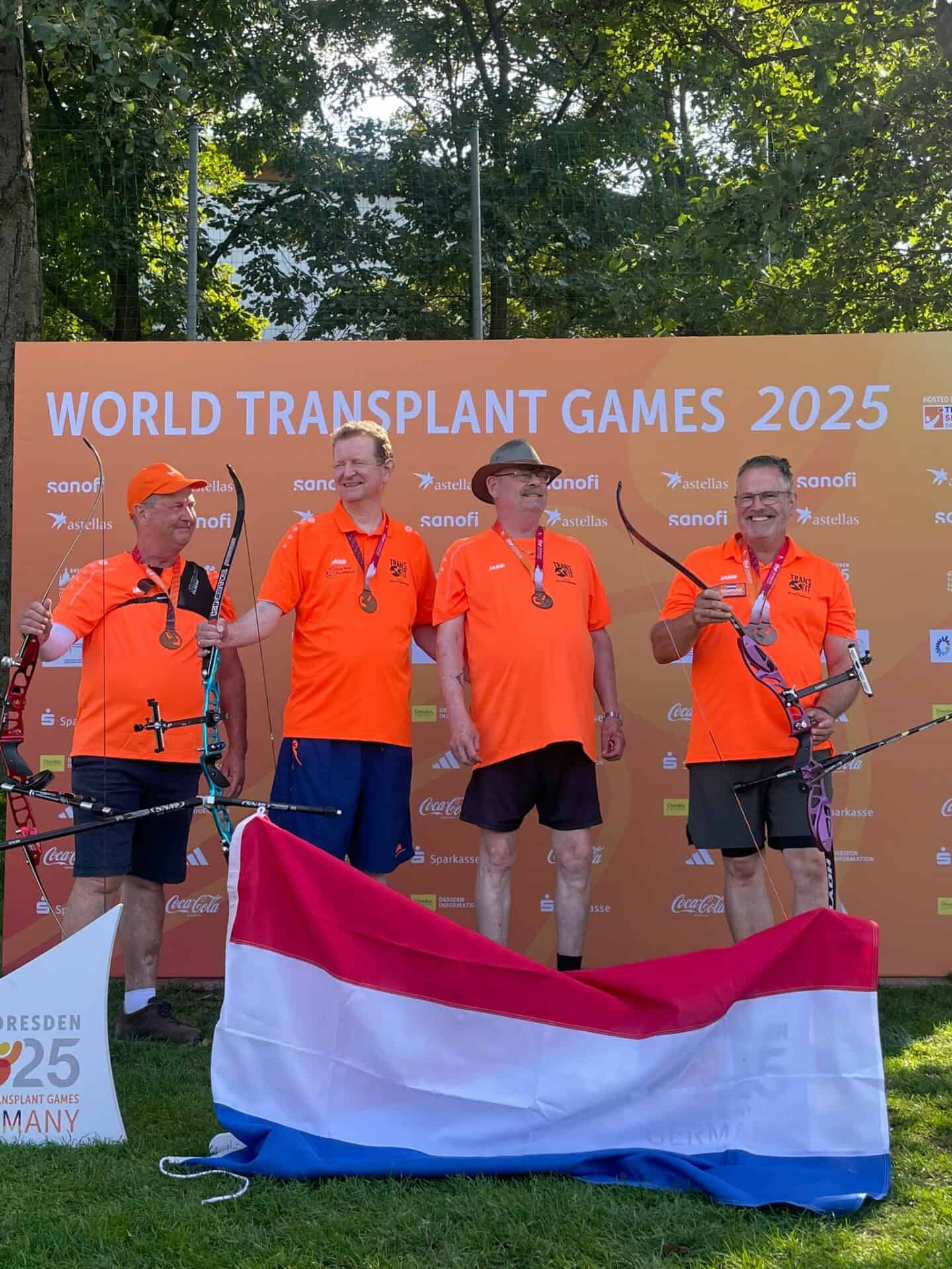 Het succes van TeamNL Transplant Archery op de World Transplant Games in Dresden