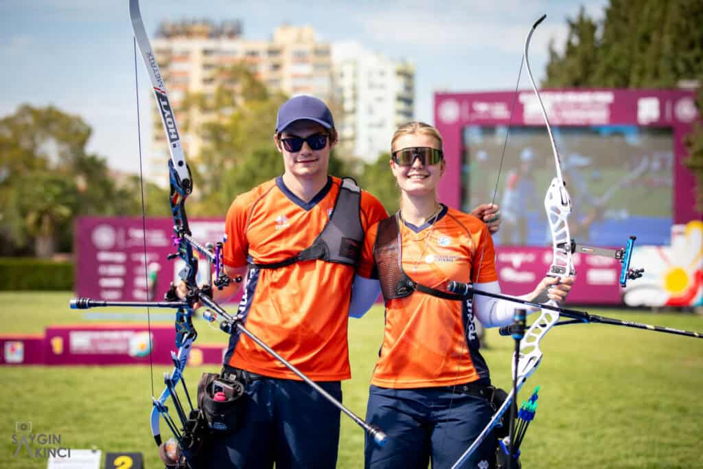 Willem en Laura grijpen naast brons in mixed team, vierde plek in Antalya